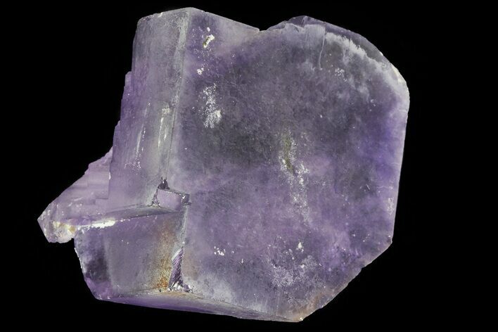 Lustrous Purple Cubic Fluorite Crystal - Morocco #80330